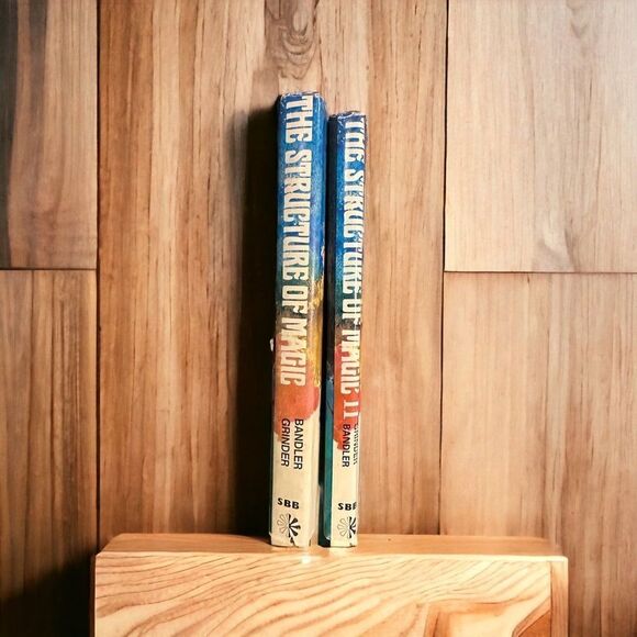 The Structure of Magic 2 Volume Set Grinder And Bandler vintage grannycore - Picture 3 of 16